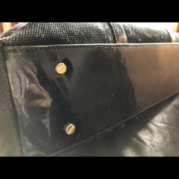 Large Black Tory Burch Tote Handbag - Picture 3 of 8